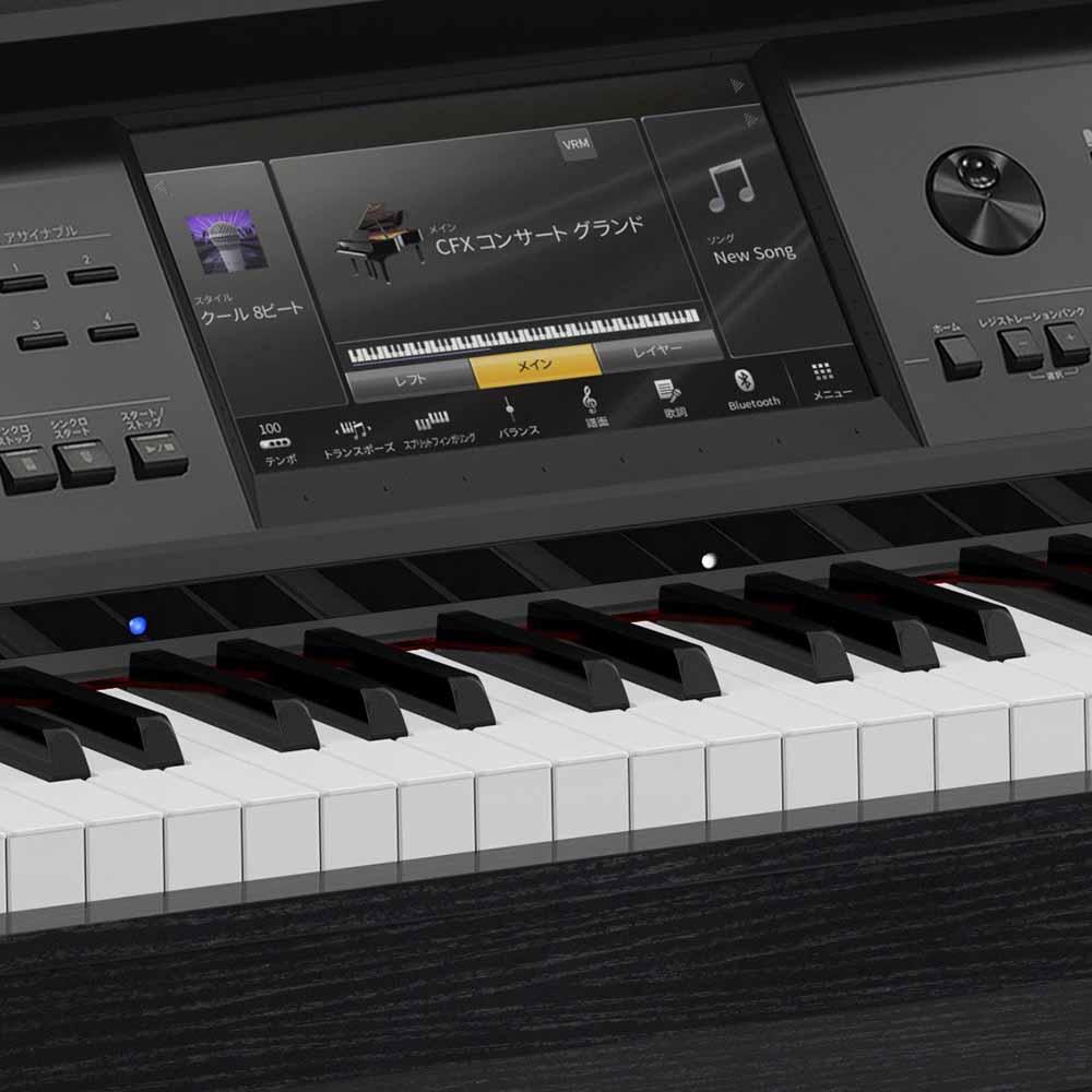 【おすすめポイント1】 「グランドタッチ™鍵盤」の木製鍵盤で本格的な弾き心地