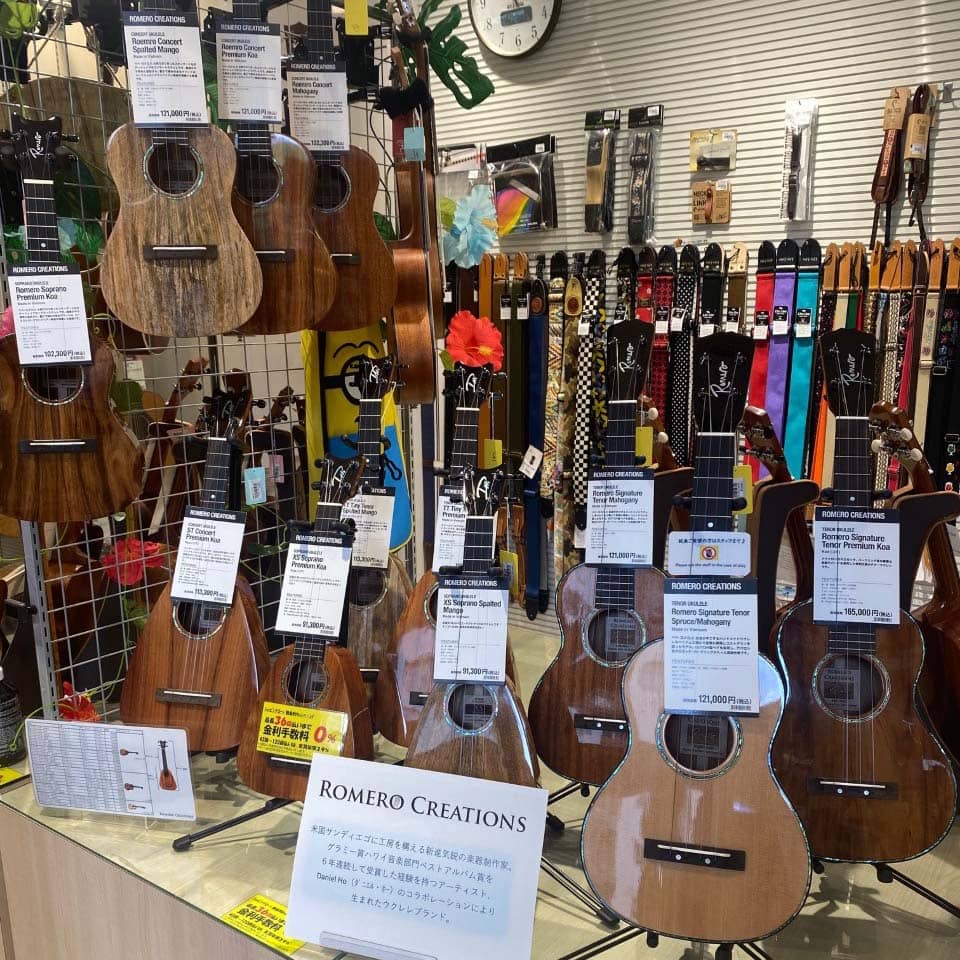 UKULELE SELECTION　ウクレレ展示会