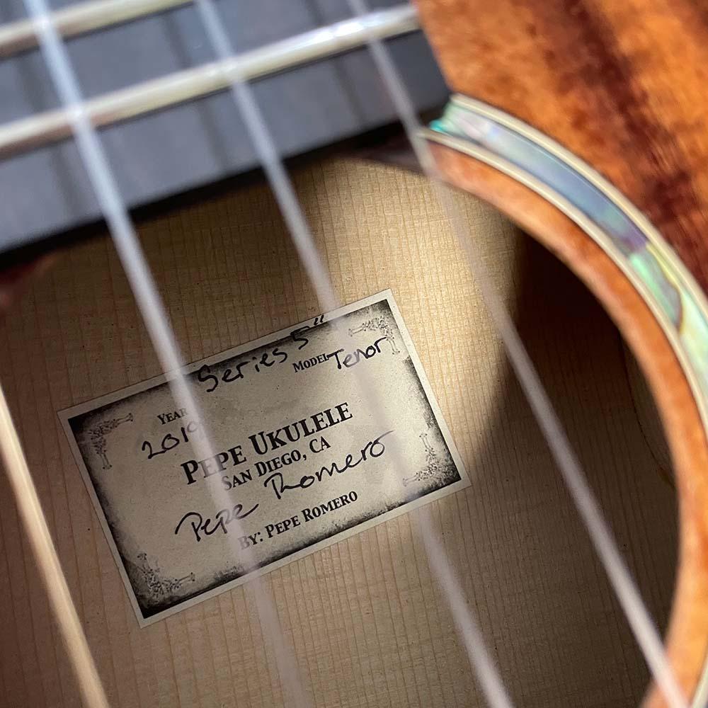 Pepe Romero Jr. ウクレレ Series 5 Koa2 Tenor