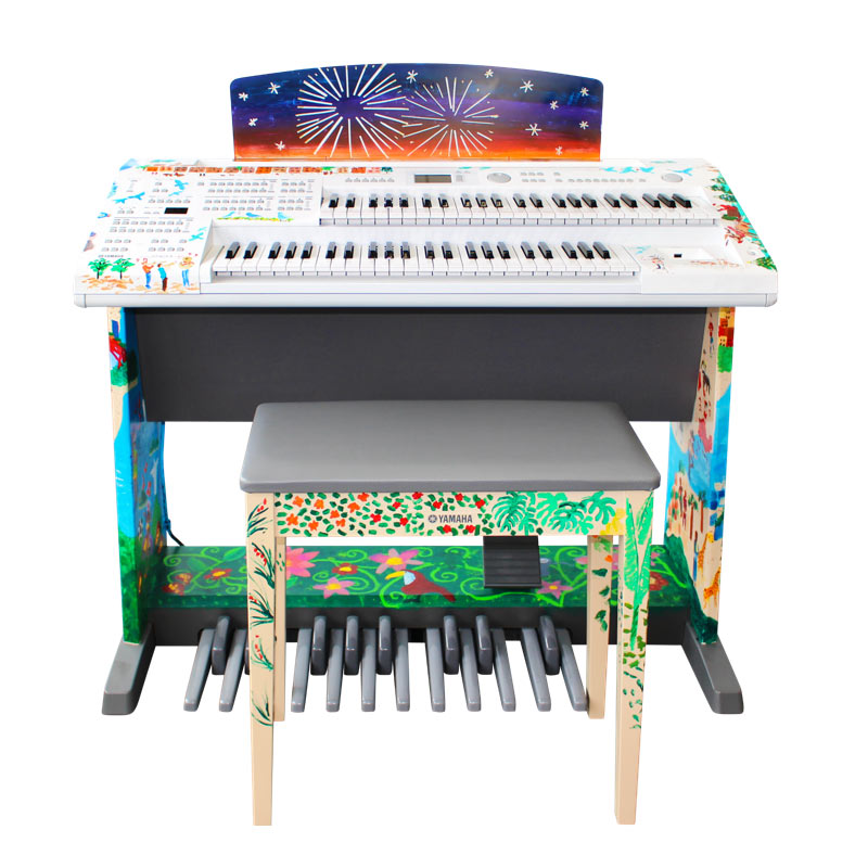 ストリートエレクトーン「SEKAI」期間限定展示 ｜ヤマハミュージック