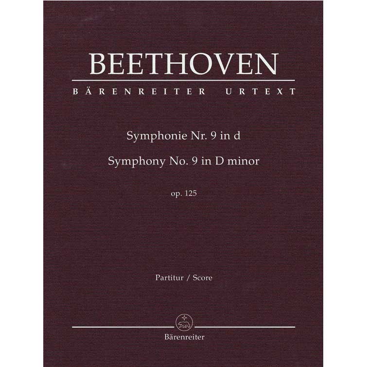 ベートーヴェン：交響曲 第9番 ニ短調 Op.125 「合唱付き」/原典版/デル・マー編: 指揮者用大型スコア(布装) 