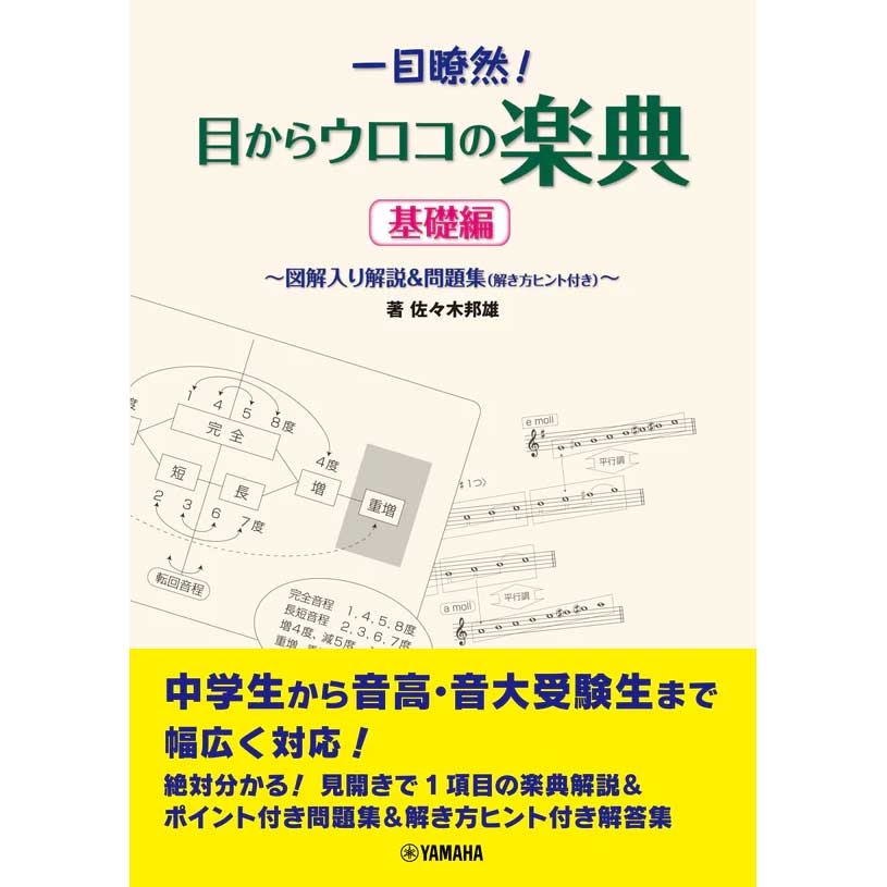 一目瞭然！目からウロコの楽典 ～図解入り解説&問題集（解き方ヒント付き）～＜基礎編＞