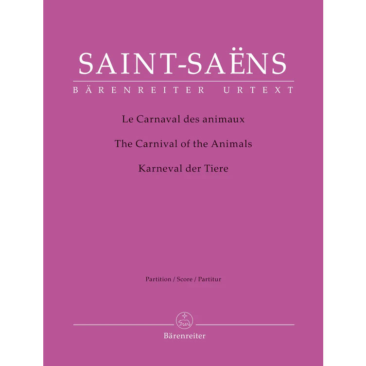 サン・サーンス：動物の謝肉祭/原典版/Teller Ratner編: 指揮者用大型スコア 【輸入：オーケストラ(スコア)】