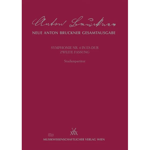 ブルックナー：交響曲 第4番 変ホ長調 ｢ロマンティック」（第2稿 1881年）/コーストヴェット編：スタディ・スコア 【輸入：オーケストラ（スコア）】