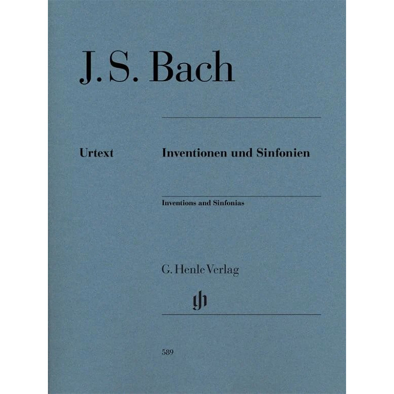 バッハ:インヴェンションとシンフォニア(二声と三声のインヴェンション) BWV 772-801/原典版/Scheideler編/Schneidt運指 【輸入:ピアノ】