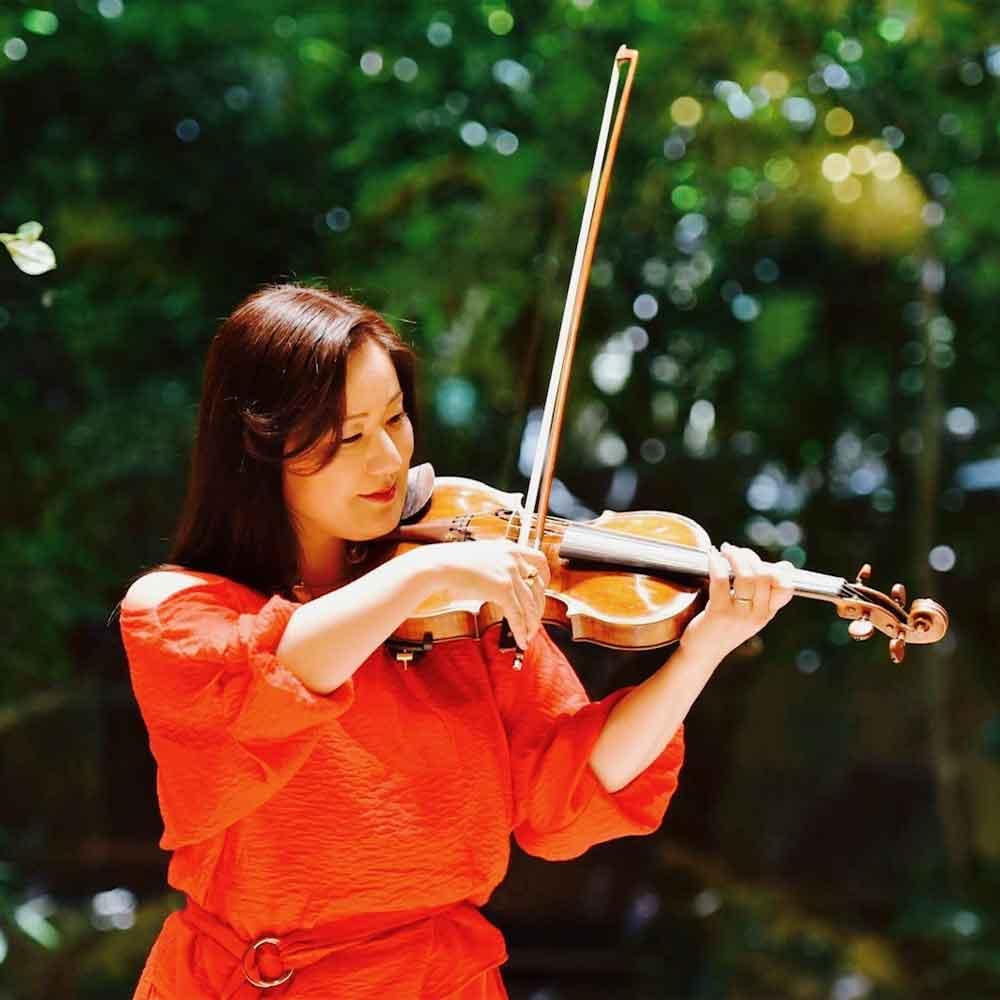 白井朝香 バイオリンミニコンサート