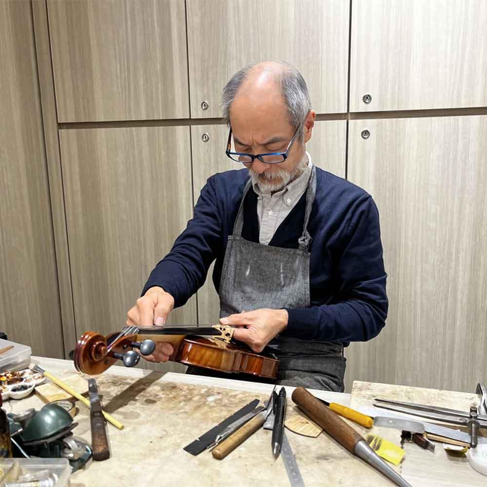 弓の毛替え・楽器調整会