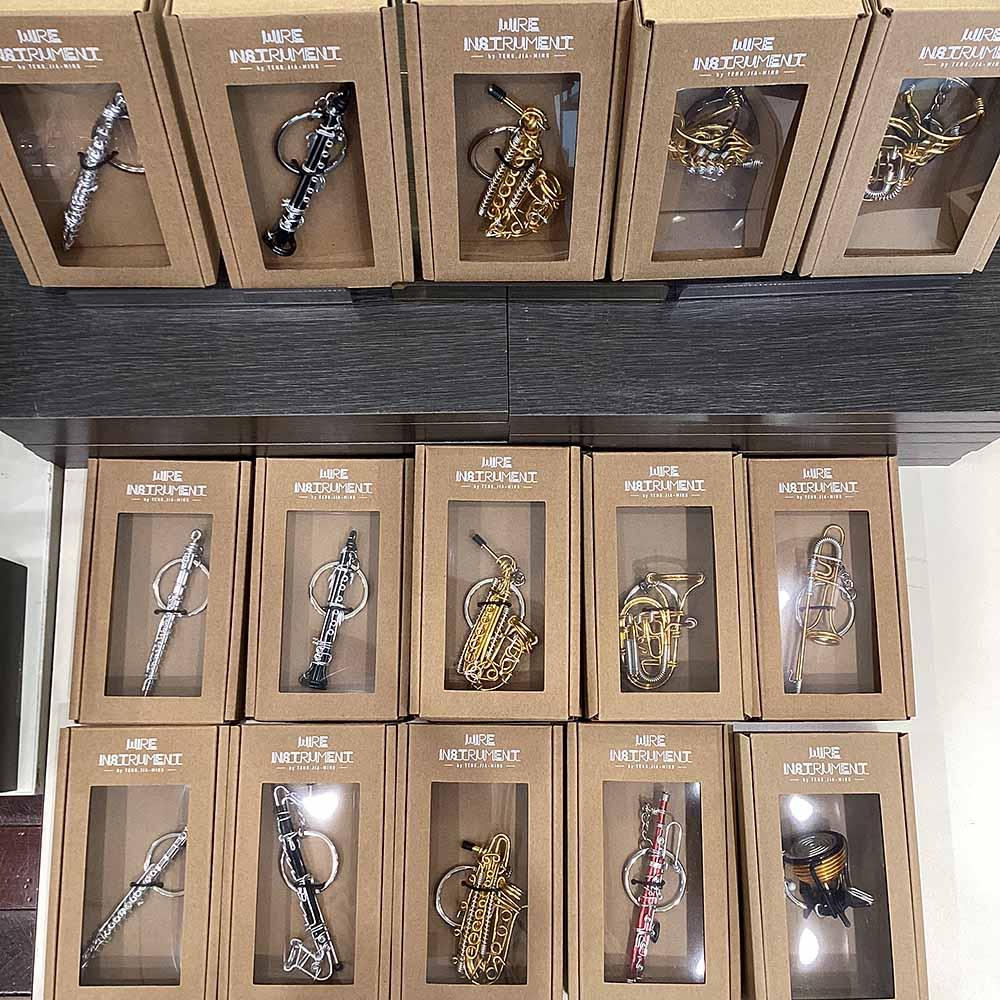【雑貨新商品】楽器ワイヤーキーホルダー