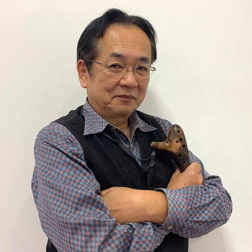 宮司裕と生徒によるオカリナステージ