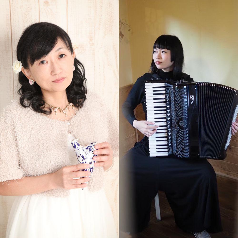 オカリナ＆アコーディオン店頭コンサート