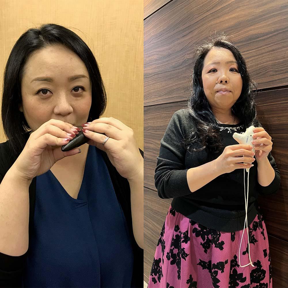 オカリナデュオ店頭コンサート