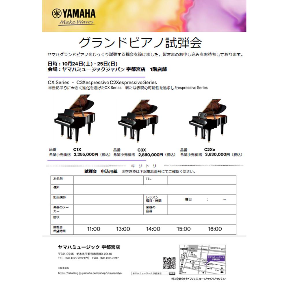 グランドピアノ試弾会