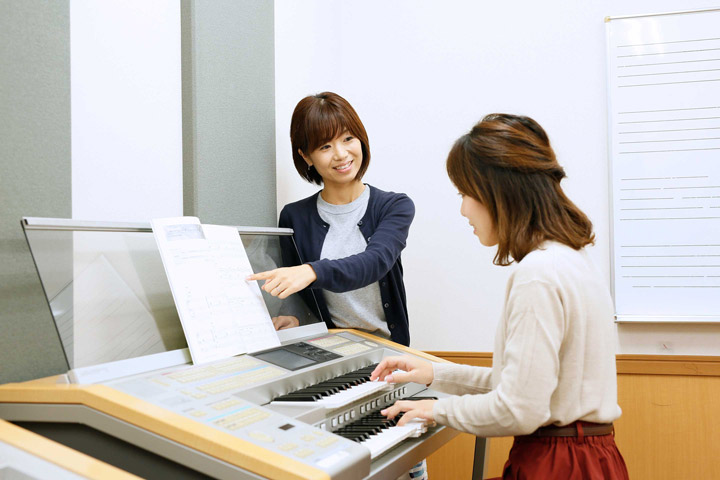 エレクトーン レッスン風景