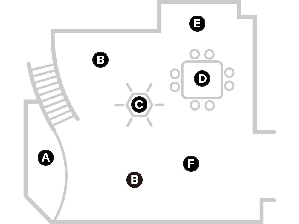 1F ブランド体験フロアマップ