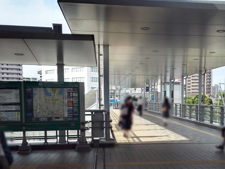 JR千葉駅　西口（ウェストリオ方面）ルート2