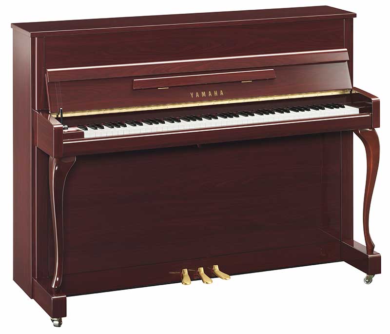 YAMAHA アップライトピアノ 茶系色 - 鍵盤楽器、ピアノ