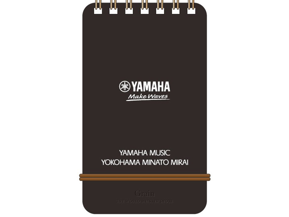 ヤマハロゴ入りオリジナルメモ帳プレゼント ヤマハロゴ入りオリジナルメモ帳プレゼント