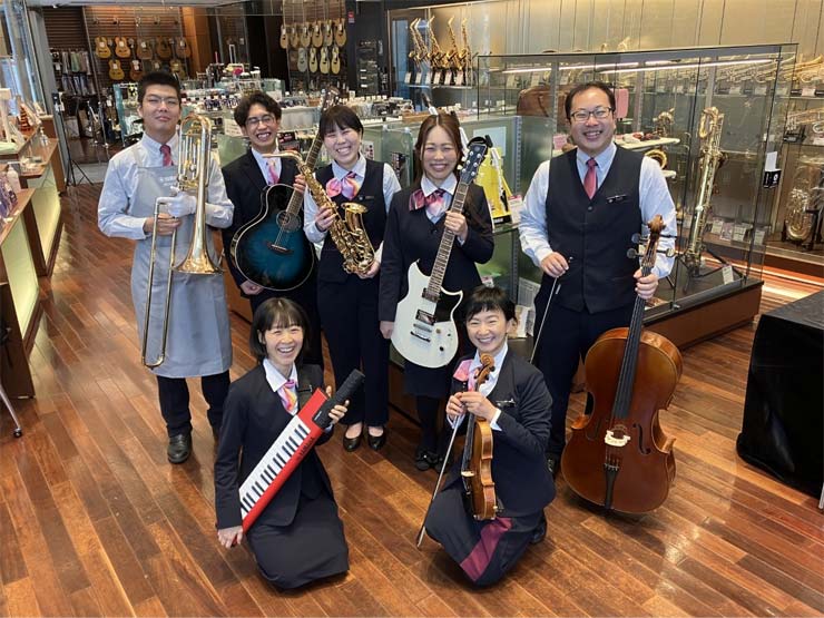 「オンライン予約であんしん・納得の楽器選び!」ヤマハミュージック 浜松店ではオンライン予約でご来店を承ります。