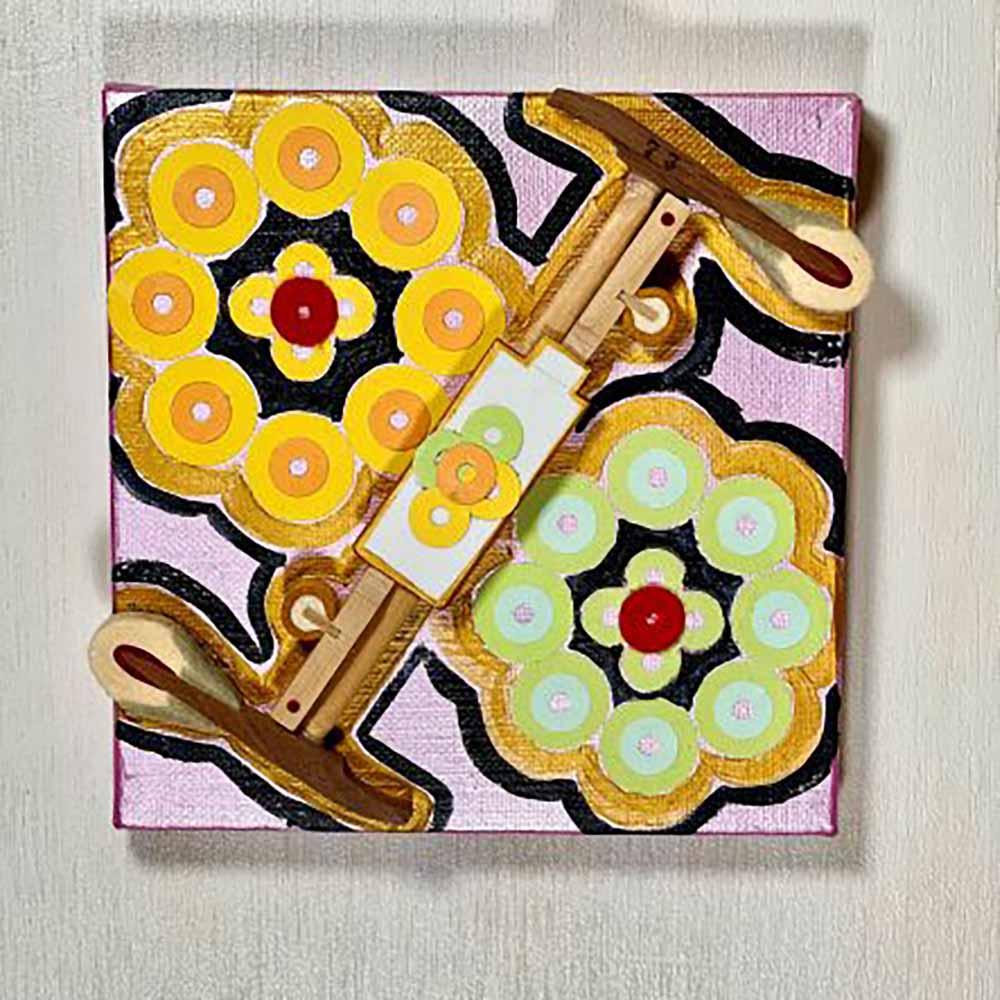 親子で夏休み工作 ピアノパーツアート 親子で夏休み工作 ピアノパーツアート