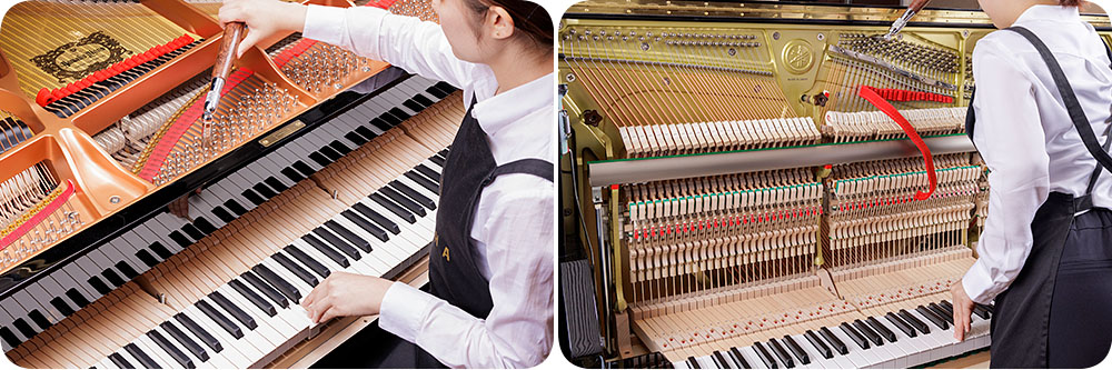 音程を合わせる　調律